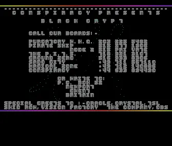 Black Crypt (1992) by Conspiracy