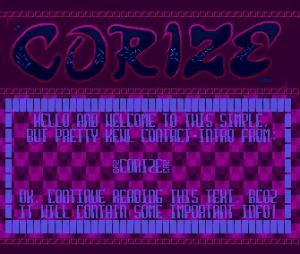 Contact Intro (1992) by Corize