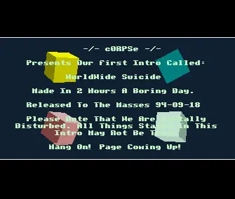 Worldwide Suicide (1994) by Corpse