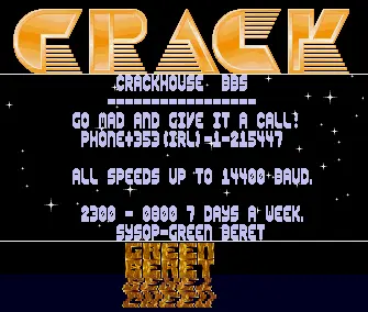 Promotional BBS Intro by Crack
