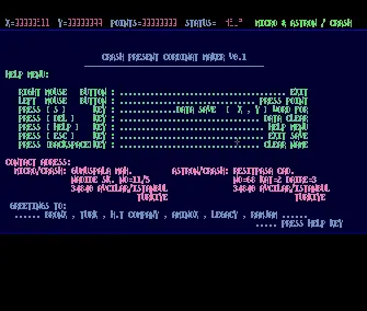 Cordinat Maker v0.1 (1992) by Crash
