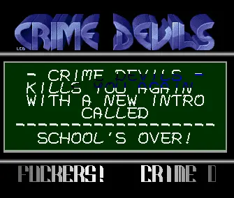 School's Over (1991) by Crime Devils