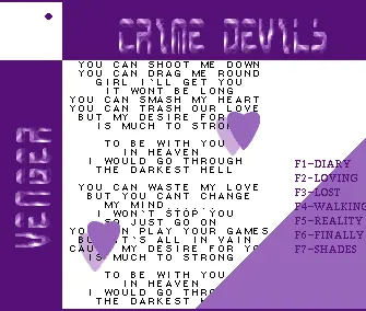 Lovesongs (1991) by Crime Devils