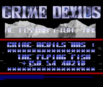 Flying Fish BBS Intro (1992) by Crime Devils