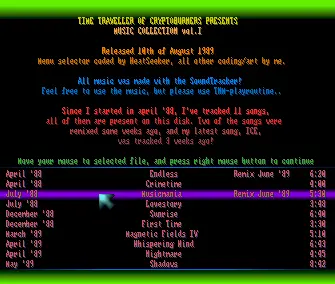 Music Collection 1 (1989) by Cryptoburners
