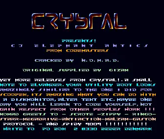 CJ's Elephant Antics (1991) by Crystal
