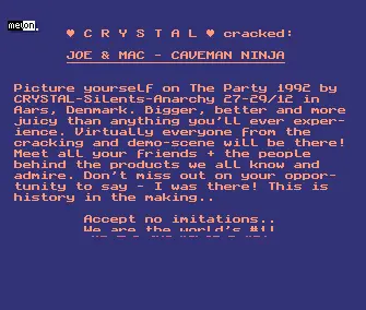 Joe & Mac: Caveman Ninja (1992) by Crystal