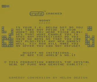 Agony (1992) by Crystal