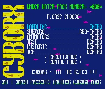 Under Water Pack Preview (1991) by Cyborx
