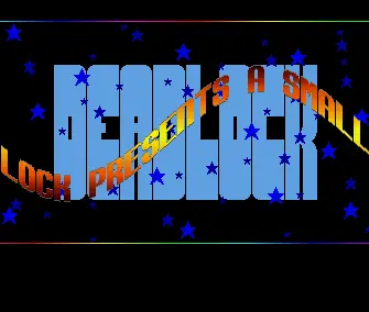 House of Games BBS Intro (1991) by Deadlock