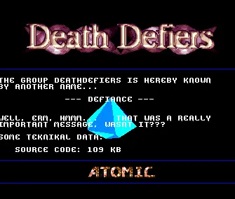 Multi Part BBS Intro (1992) by Death Defiers