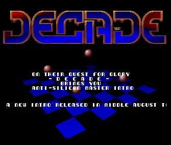 Anti Silicon Master Intro (1991) by Decade