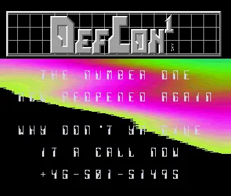 Number One BBS Intro by Defcon One
