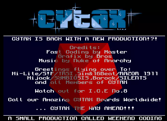 Weekend Coding (1992) by Cytax