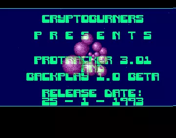 Protracker v3.01 Intro (1993) by Cryptoburners