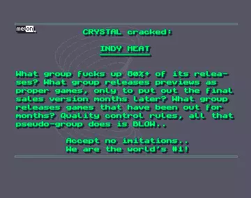 Indy Heat (1992) by Crystal
