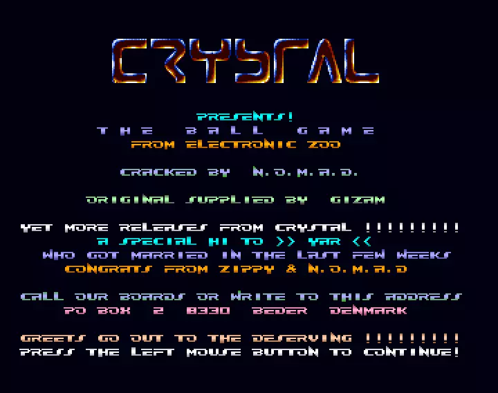 The Ball Game (1991) by Crystal