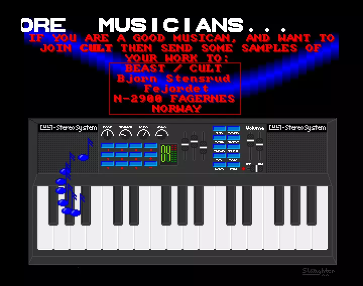 Musicians Needed (1990) by Cult