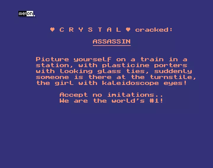 Assassin (1992) by Crystal