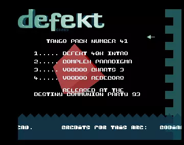 Tango Pack 41 (1993) by Defekt
