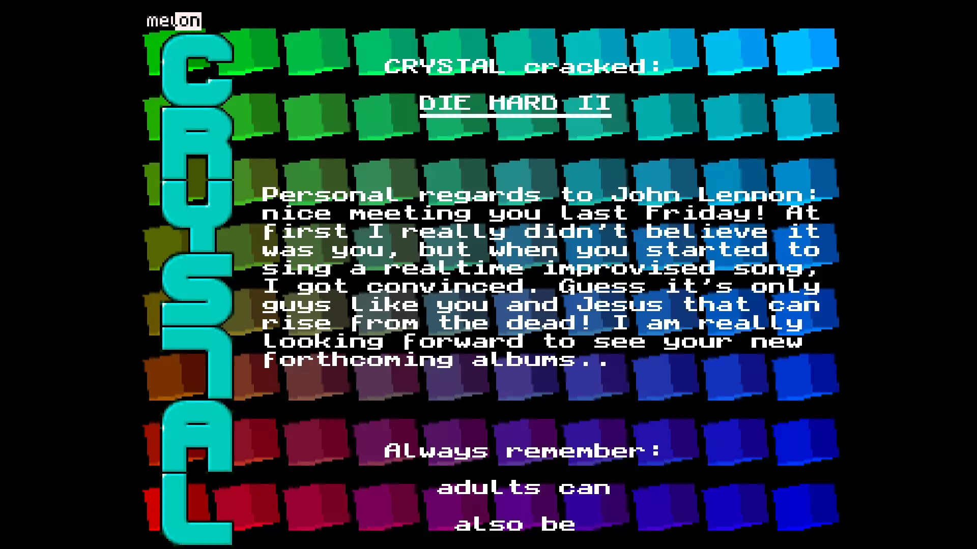 Die Hard 2 - Die Harder (1992) by Crystal