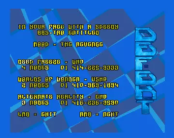 Moop the Revenge (1993) by Defekt