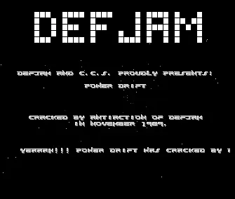 Power Drift (1989) by Defjam