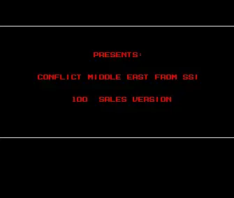 Conflict Middle East (1991) by Defjam
