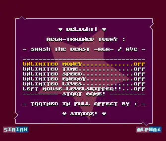 Smash the Beast AGA Trainer (1995) by Delight