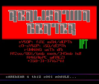 Realisation Center BBS Intro (1994) by Depth