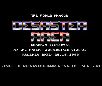 Amiga Futurewriter v1.0 Intro (1990) by Desaster Area