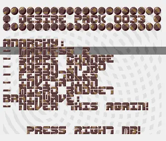 Desire Pack 33 (1990) by Desire