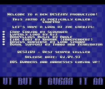 Craptro (1993) by Destiny