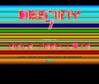 Girls Need Love (1987) by Destiny Seven