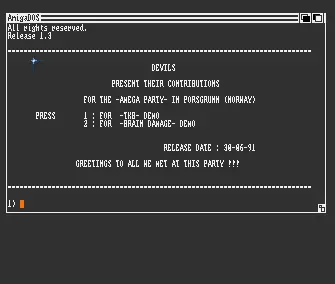 Amega Party Contributions (1991) by Devils