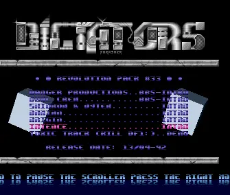 Revolution 33 (1992) by Dictators