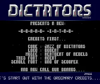 Board Intro (1990) by Dictators