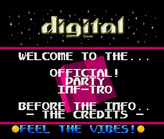 The Main Event Invitation (1991) by Digital