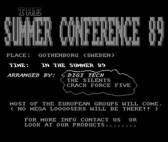 Summer Conference 89 Advertisement (1987) by Digitech