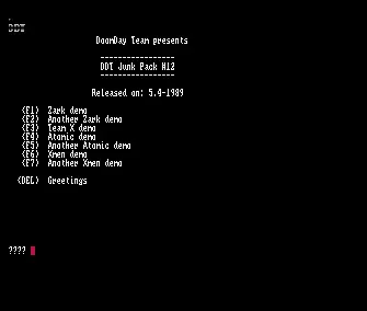 Junk Pack 12 (1989) by Doom Day Team