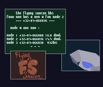 Flying Saucer BBS Intro (1992) by Dreamdealers