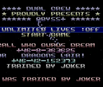 Abyss + (1990) by Dual Crew