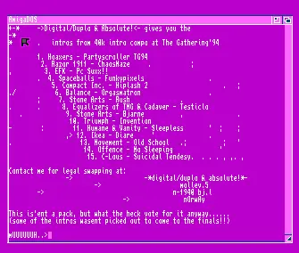 Gathering 1994 Intros (1994) by Duplo