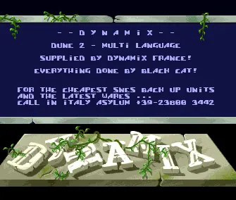 Dune 2 (1992) by Dynamix