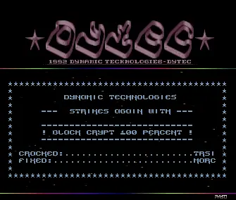 Black Crypt 100% (1992) by Dytec