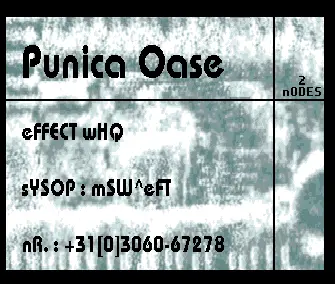 Punica Oase BBS Intro by Effect