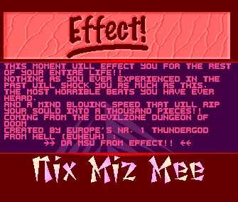 Nix-Miz-Mee 10 (1992) by Effect