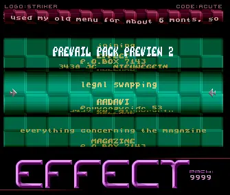 Prevail Pack Preview 2 (1991) by Effect