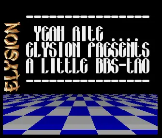 Little BBS-tro (1993) by Elysion