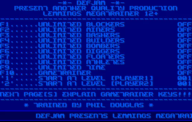 Lemmings +18 (1991) by Defjam